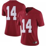 Women's Alabama Crimson Tide #14 Thaiu Jones-Bell Crimson Limited NCAA College Football Jersey 2403ZSPQ6